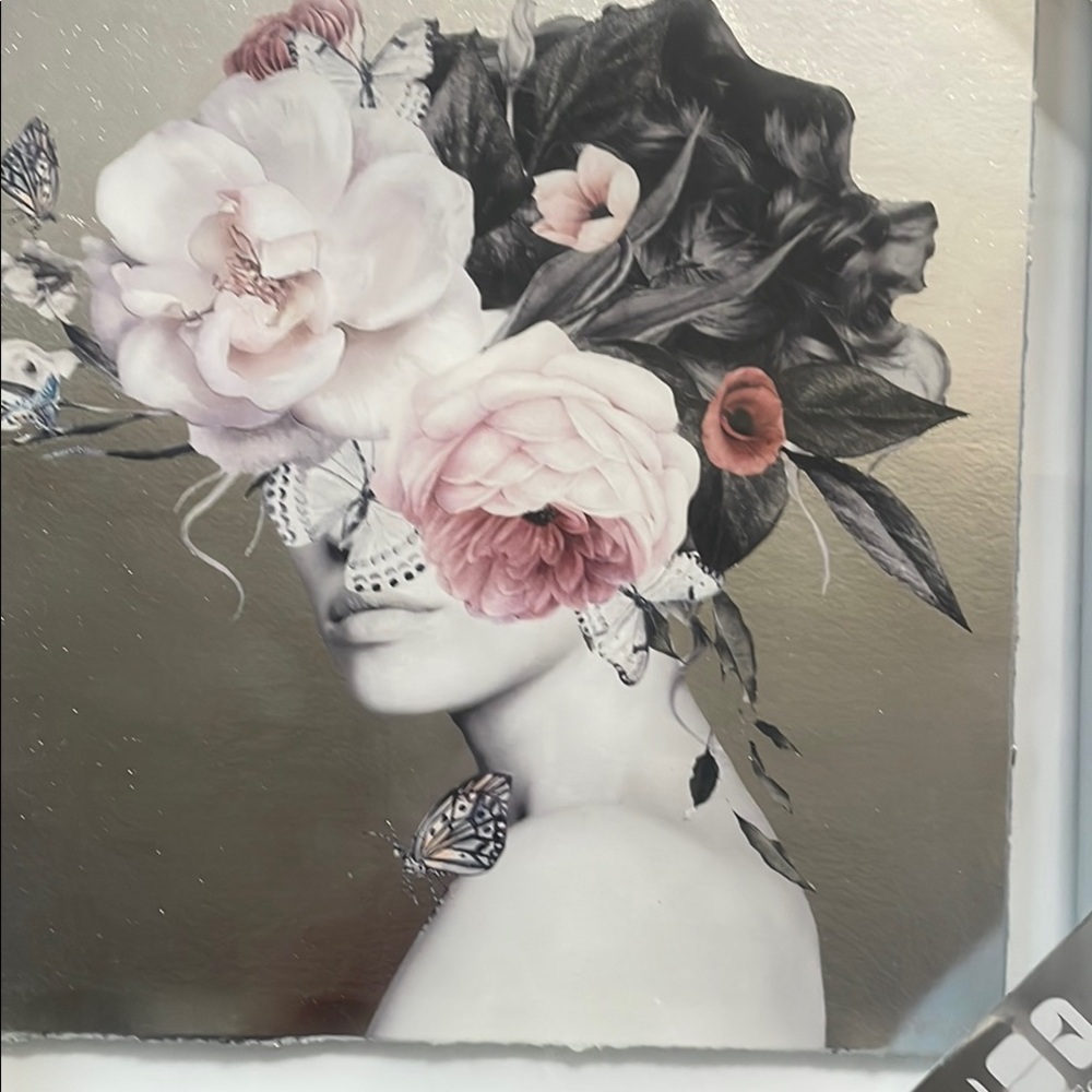 Mar Mont Hill Floral Art Foil Print 12x12 - Picture 3 of 3
